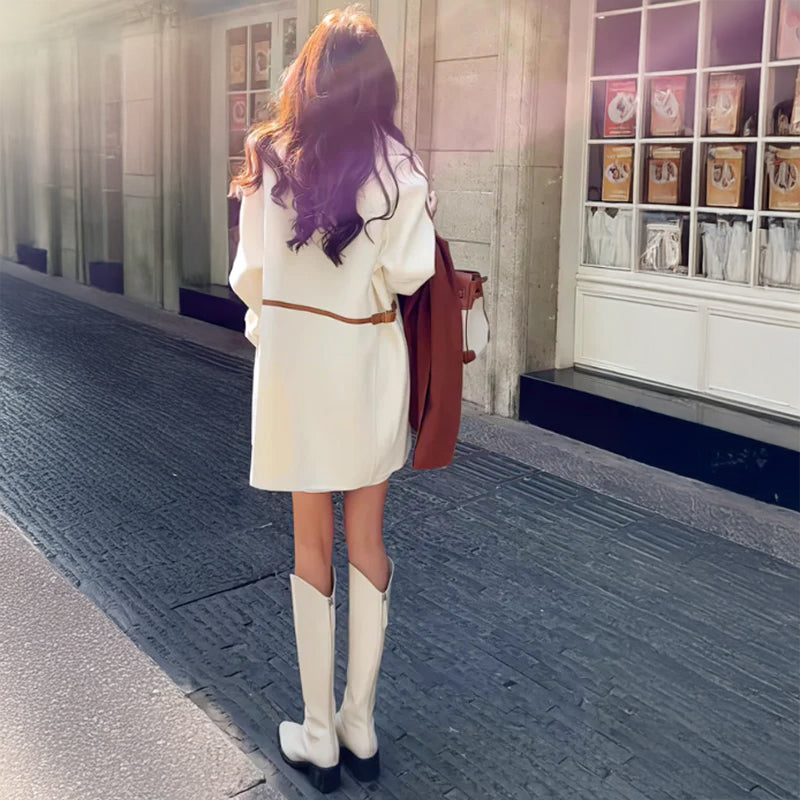 ダブルブレストピーコート