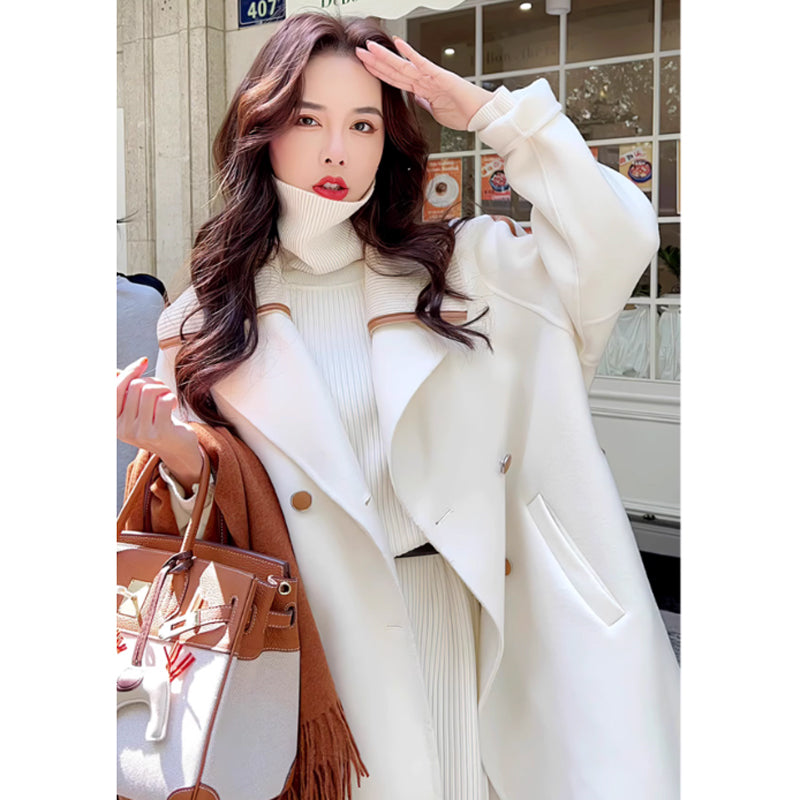 ダブルブレストピーコート