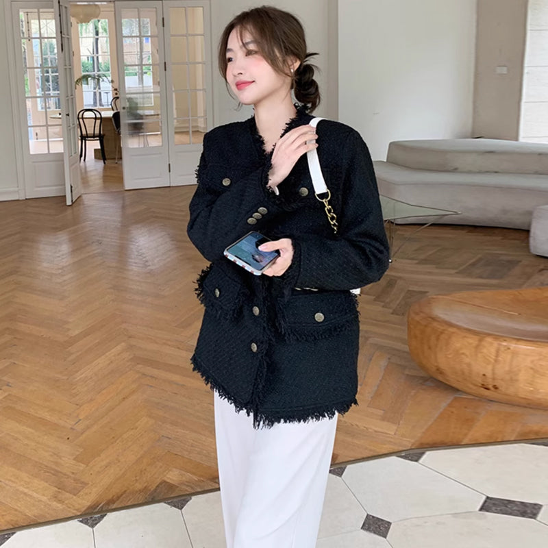 ブラックツイードジャケット