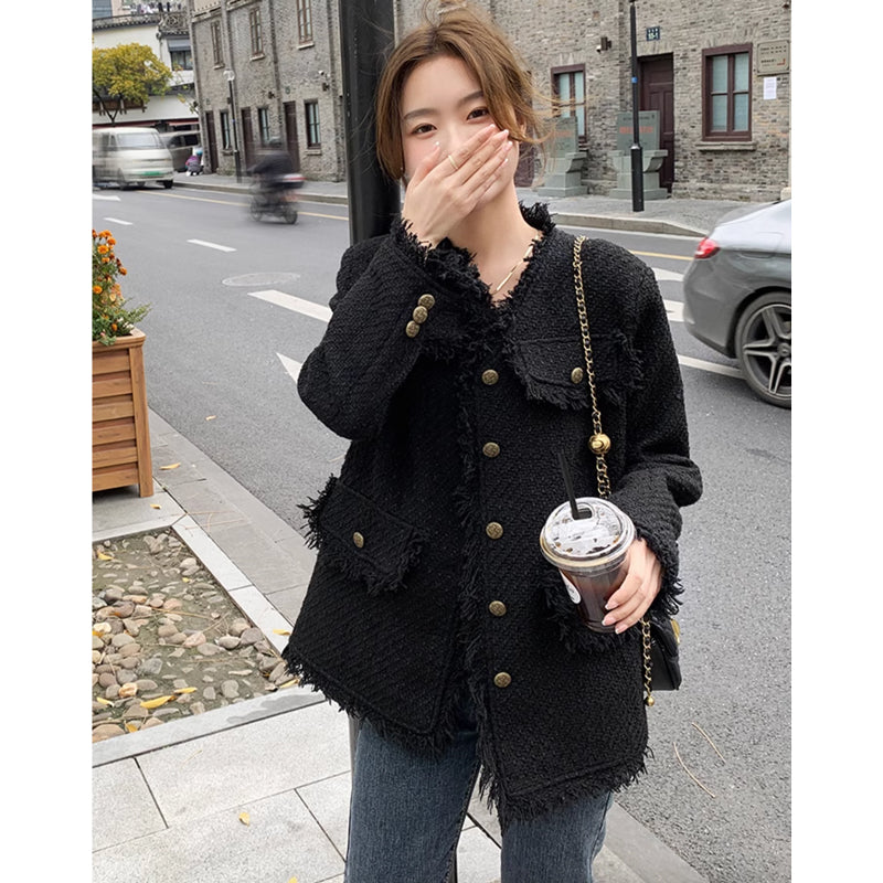 ブラックツイードジャケット