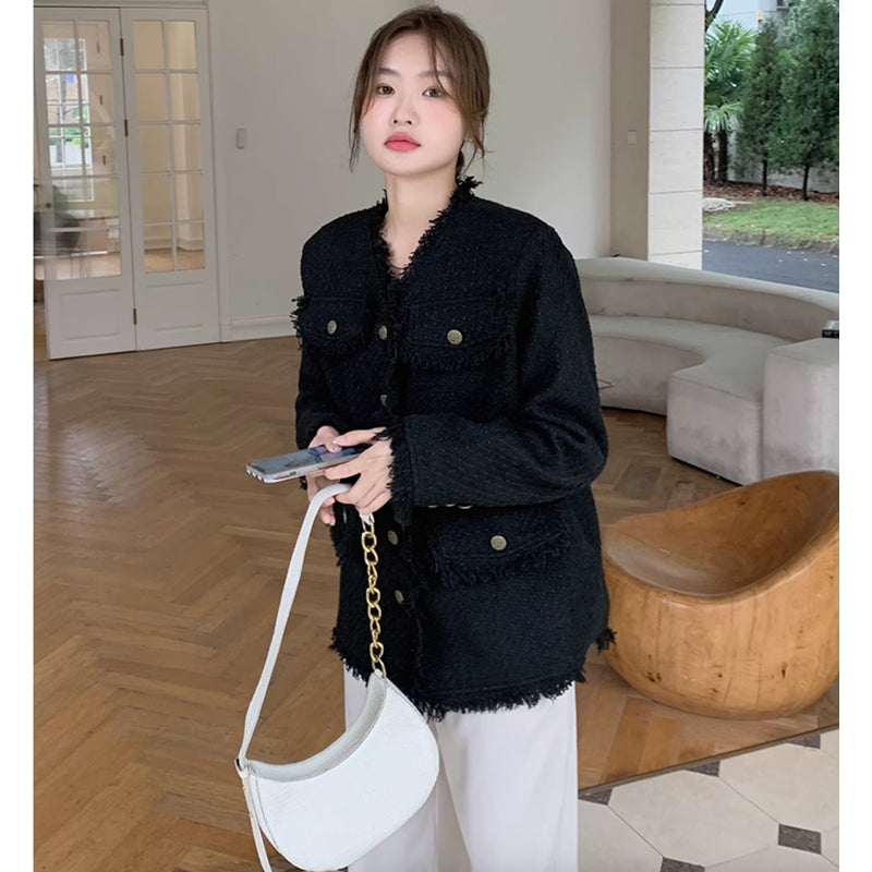 ブラックツイードジャケット