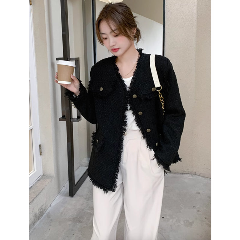 ブラックツイードジャケット