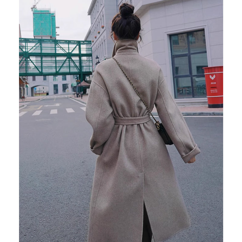 ミディ丈メルトンコート(2colors)