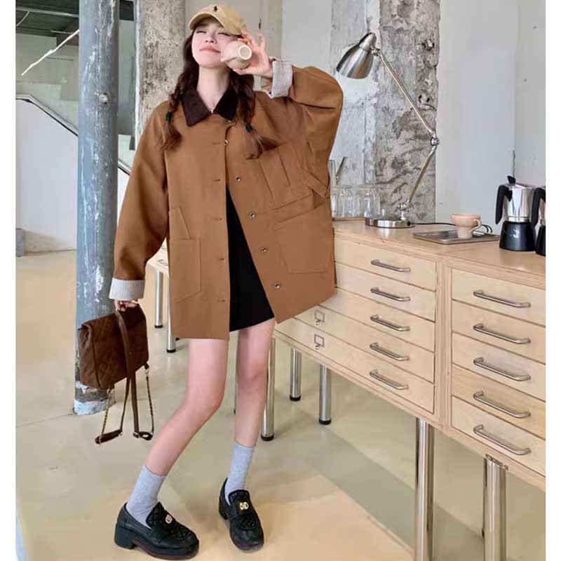 コーデュロイカラージャケット