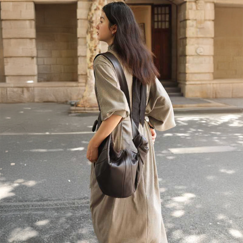 レトロチェックワンピース