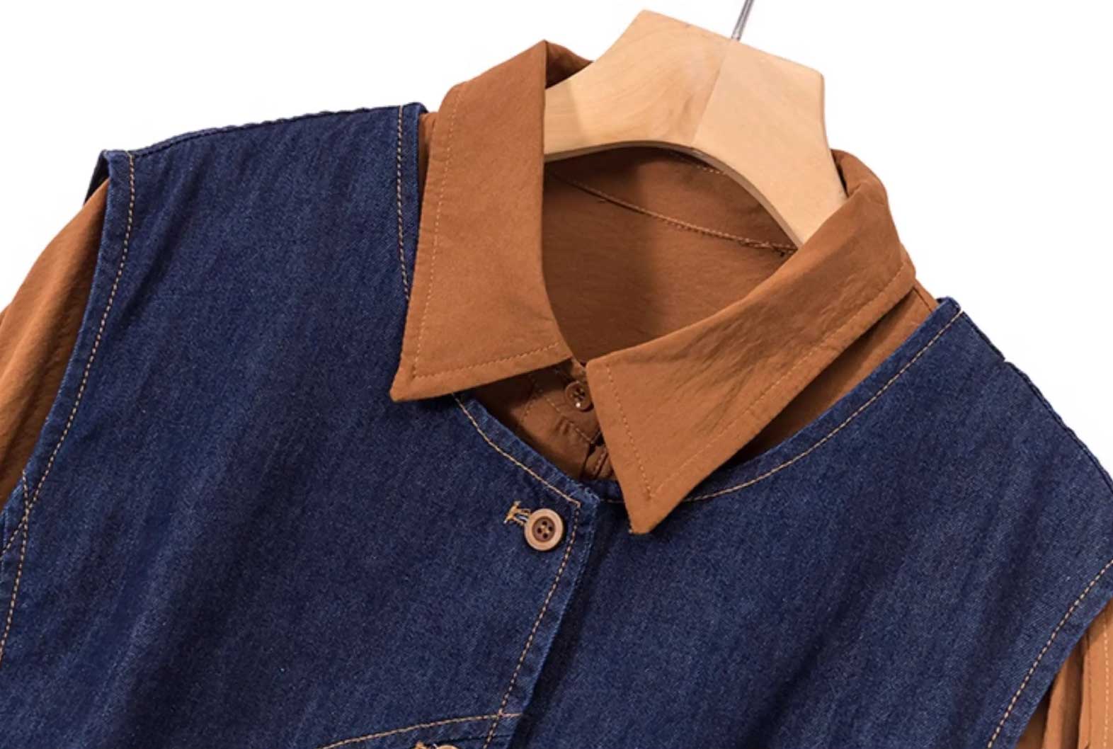 レトロデニムアンサンブル