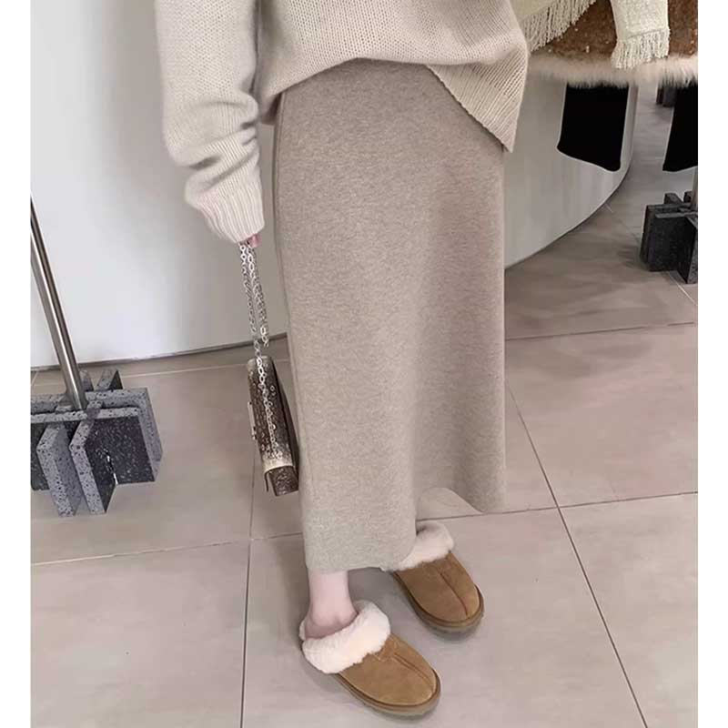 ペンシルニットスカート(8colors)