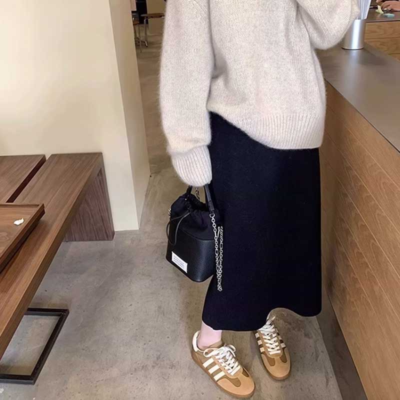 ペンシルニットスカート(8colors)