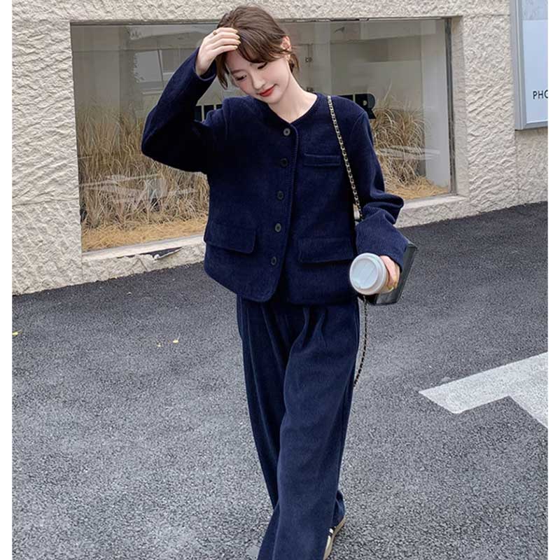 コーデュロイセットアップ(2colors)