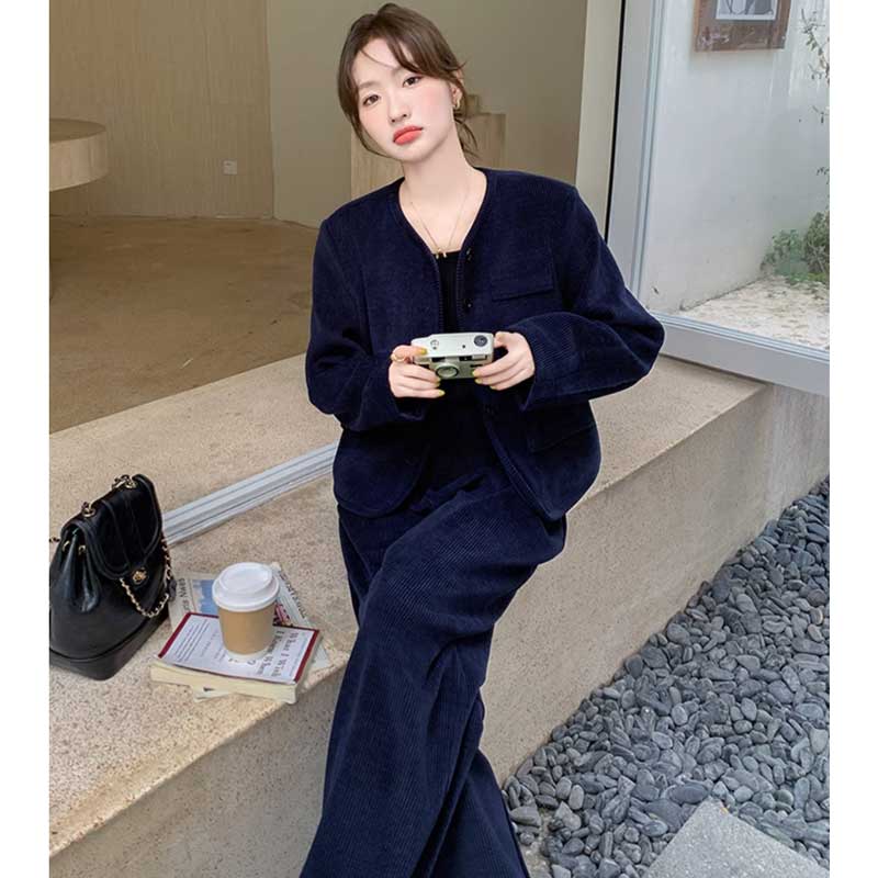 コーデュロイセットアップ(2colors)