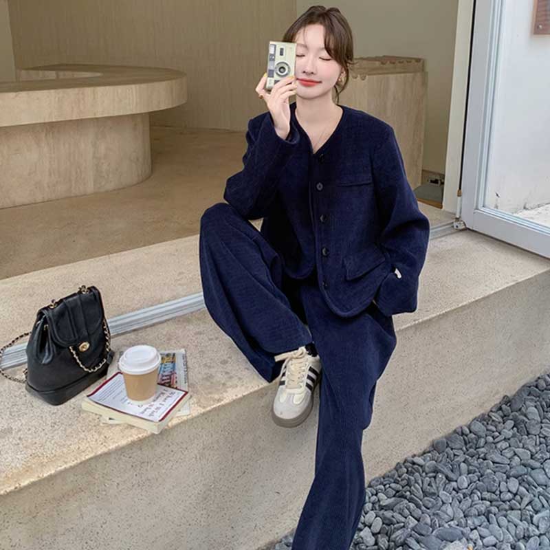 コーデュロイセットアップ(2colors)