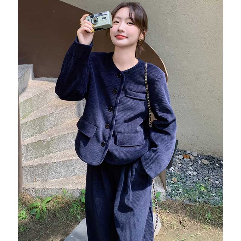 コーデュロイセットアップ(2colors)