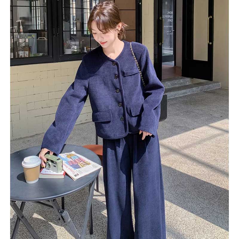 コーデュロイセットアップ(2colors)