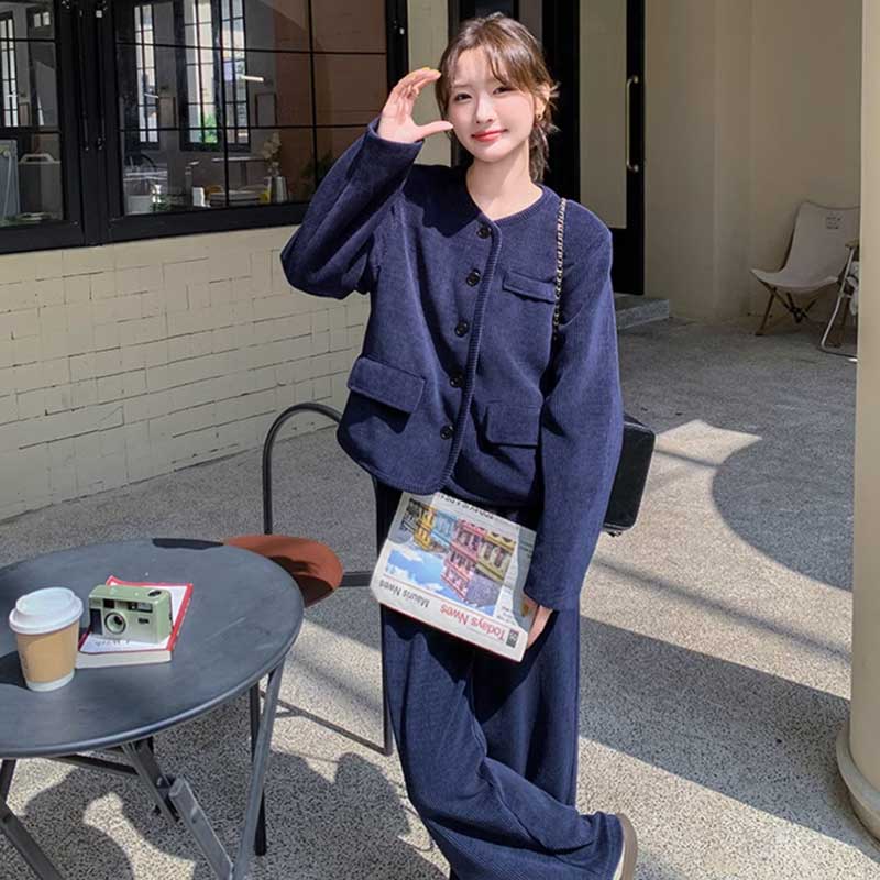 コーデュロイセットアップ(2colors)