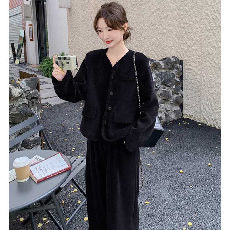 コーデュロイセットアップ(2colors)