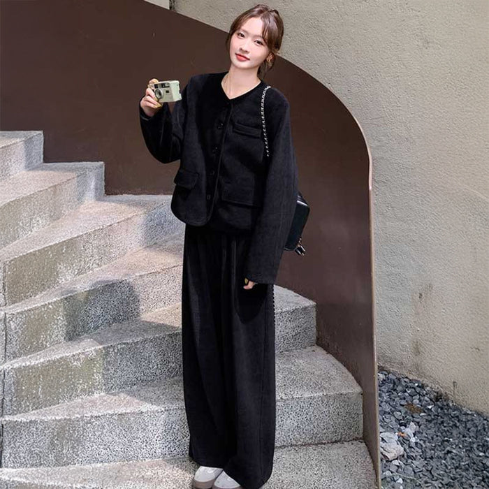 コーデュロイセットアップ(2colors)