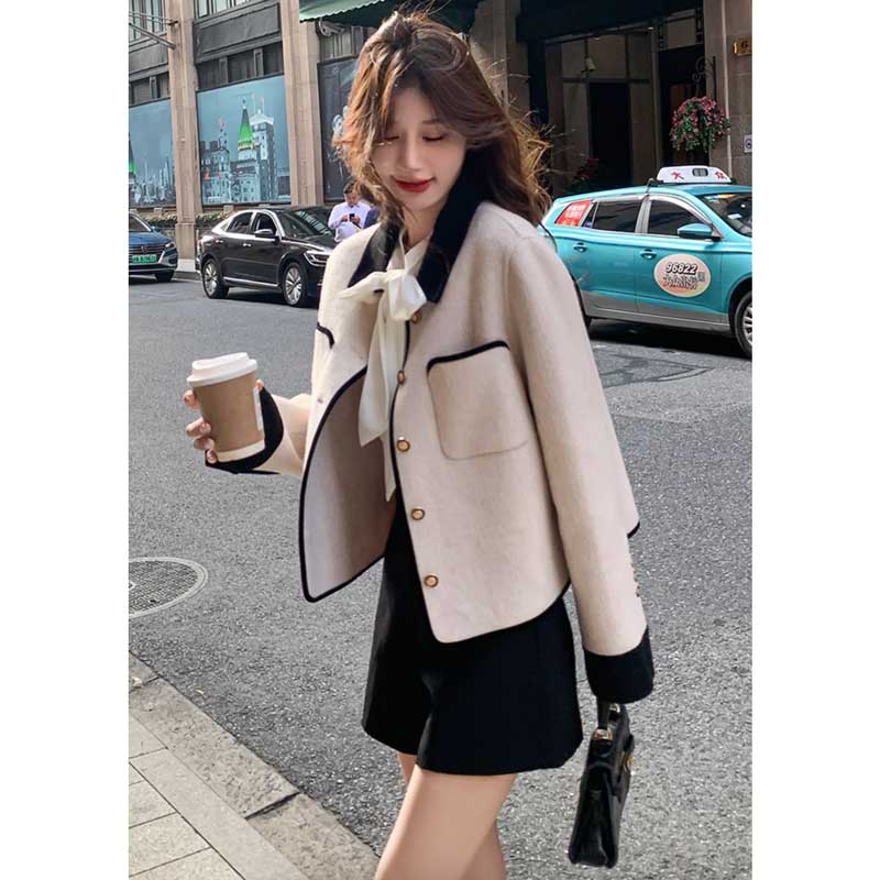 ヴィンテージ風シングルブレストジャケット