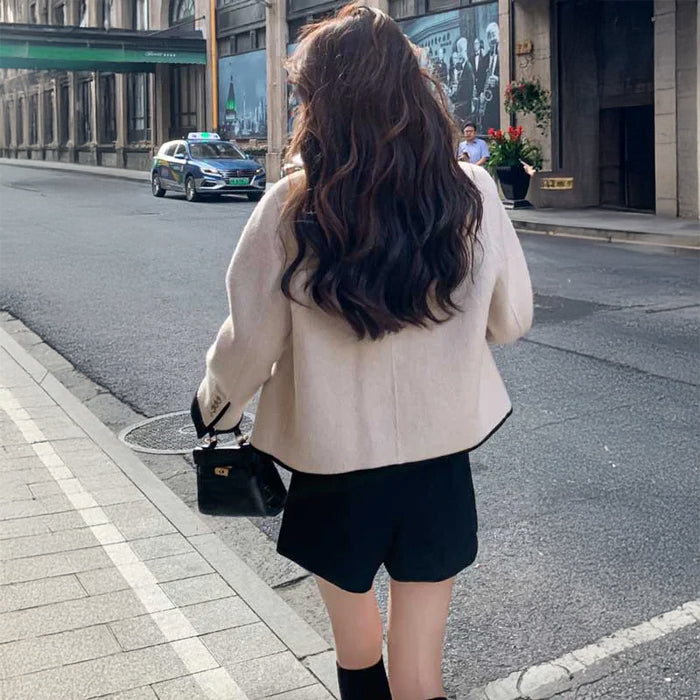 ヴィンテージ風シングルブレストジャケット