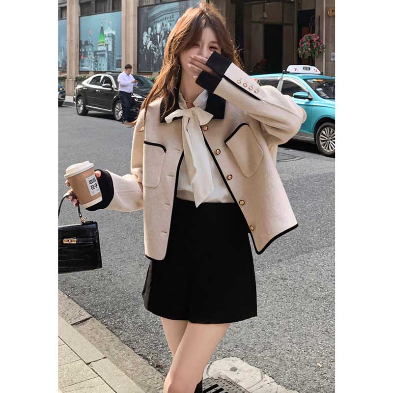 ヴィンテージ風シングルブレストジャケット