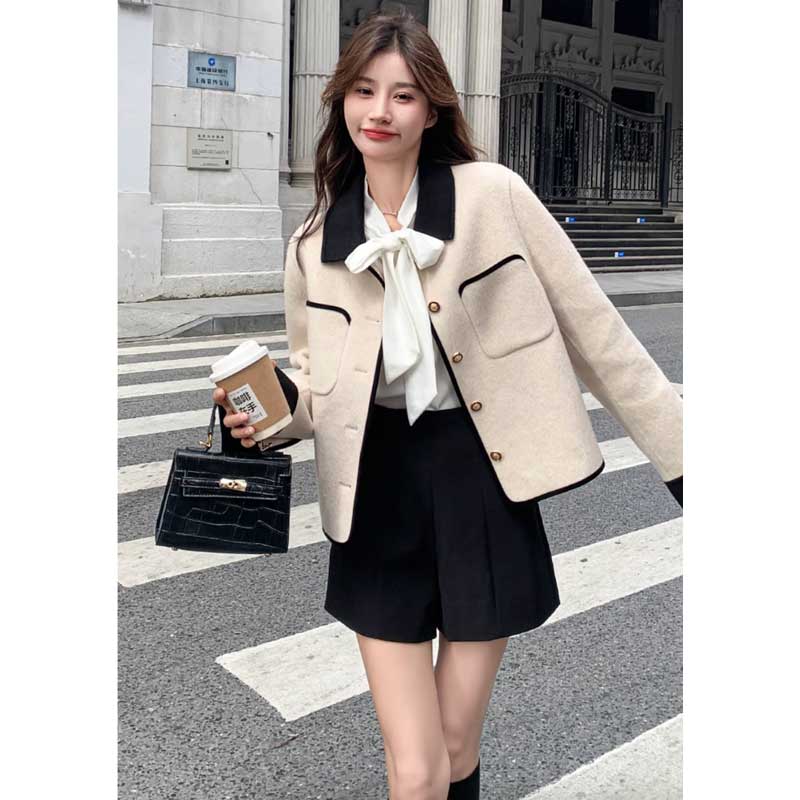 ヴィンテージ風シングルブレストジャケット