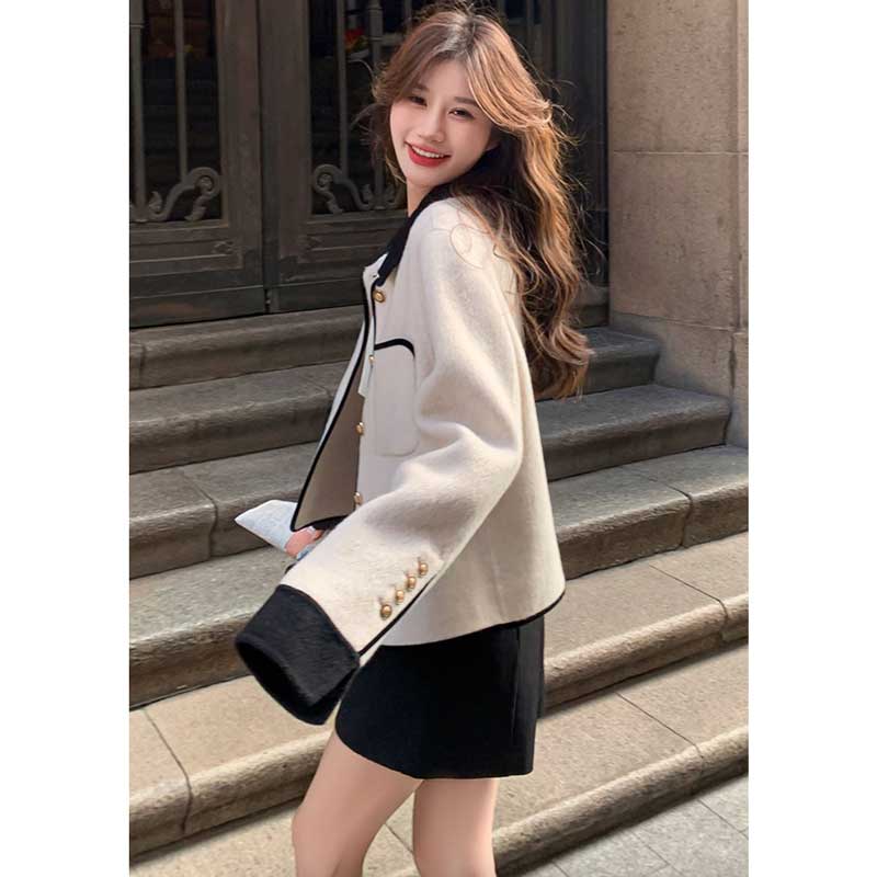 ヴィンテージ風シングルブレストジャケット