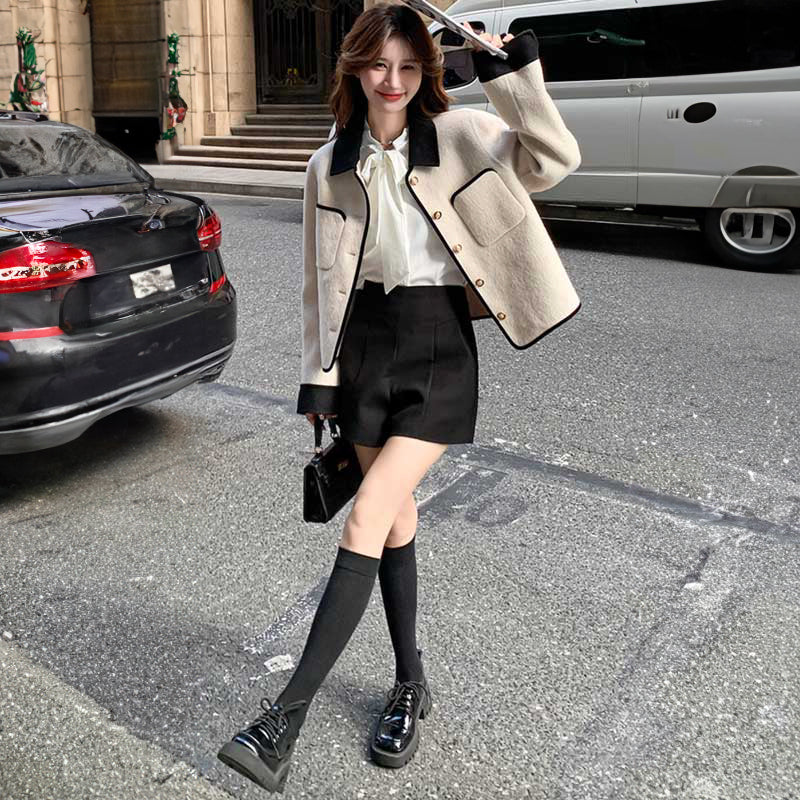 ヴィンテージ風シングルブレストジャケット