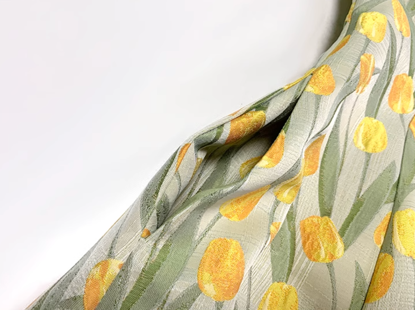 チューリップ柄ビスチェフレアワンピース