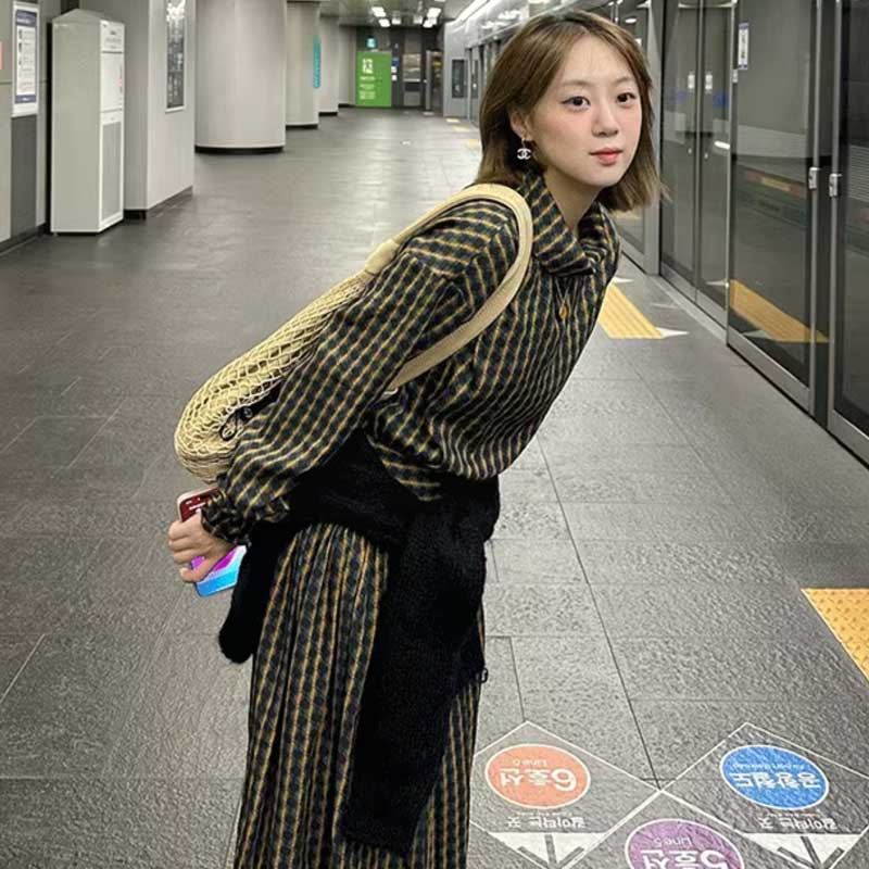 ウエストマークAラインワンピース