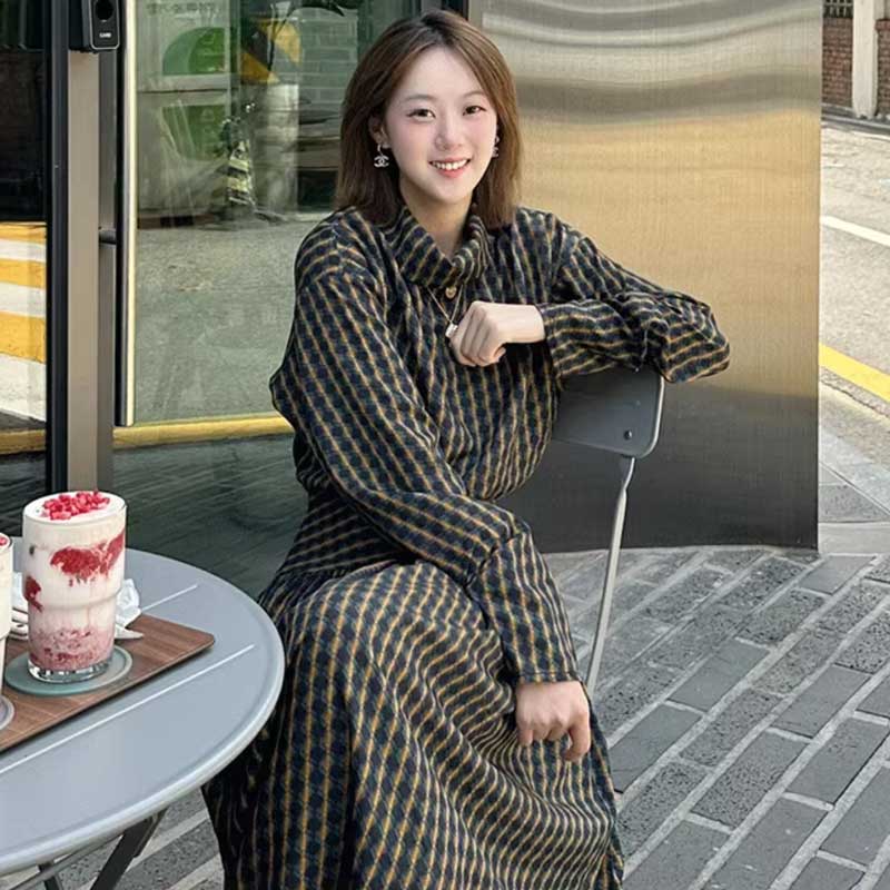 ウエストマークAラインワンピース