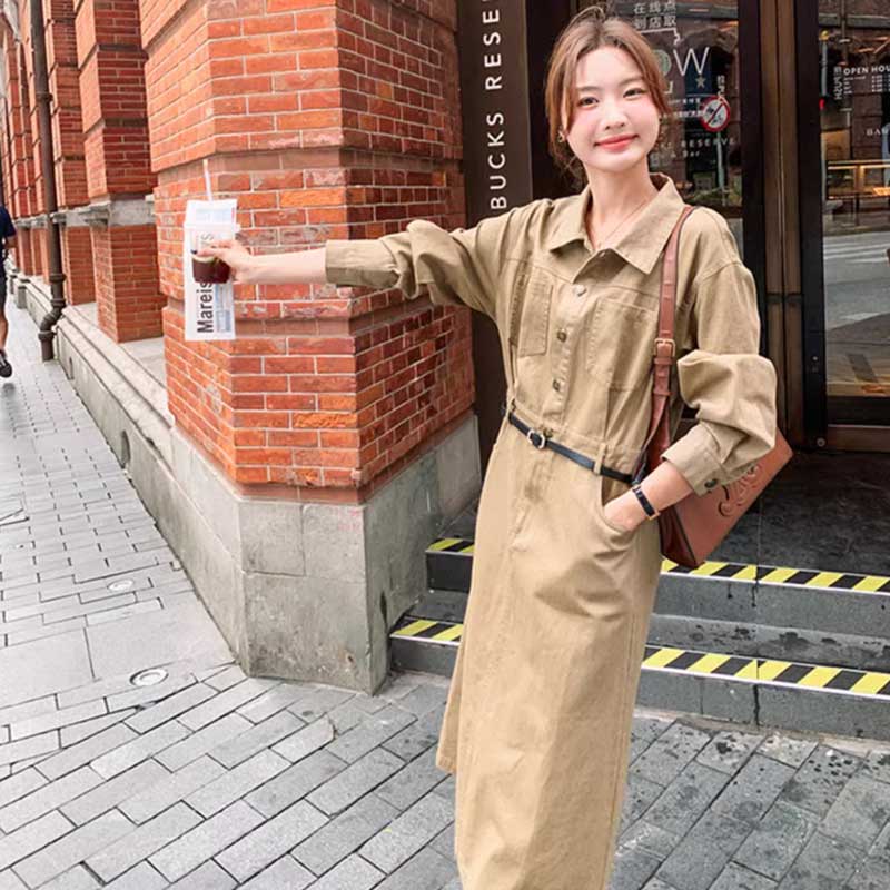 カジュアルサファリワンピース