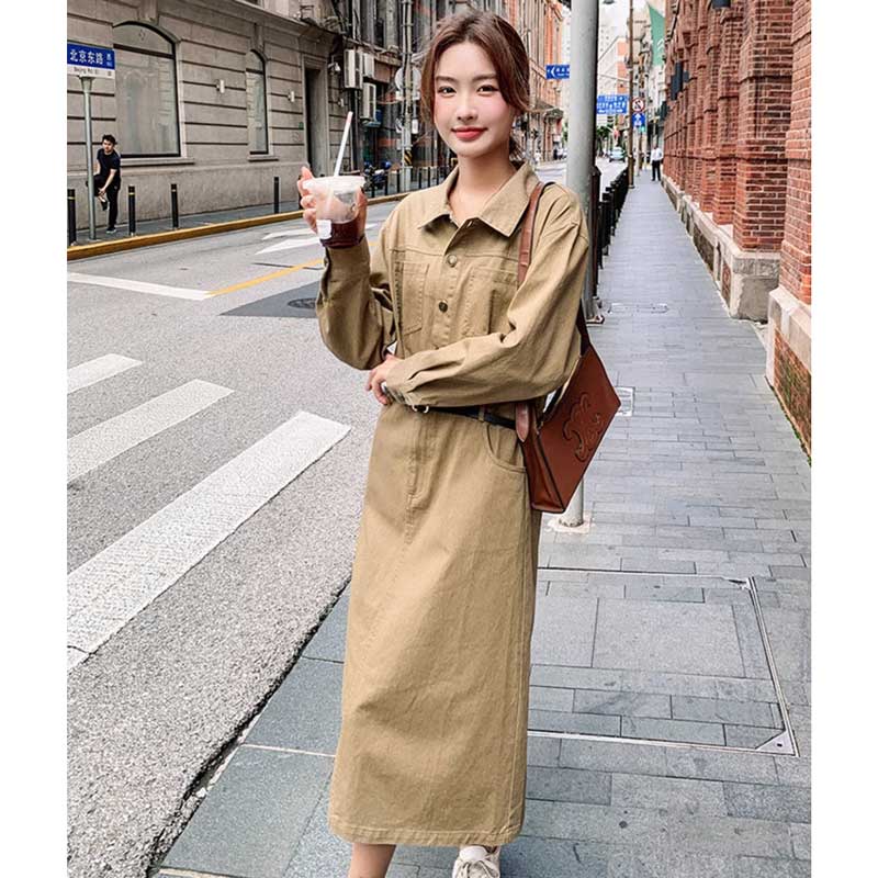 カジュアルサファリワンピース