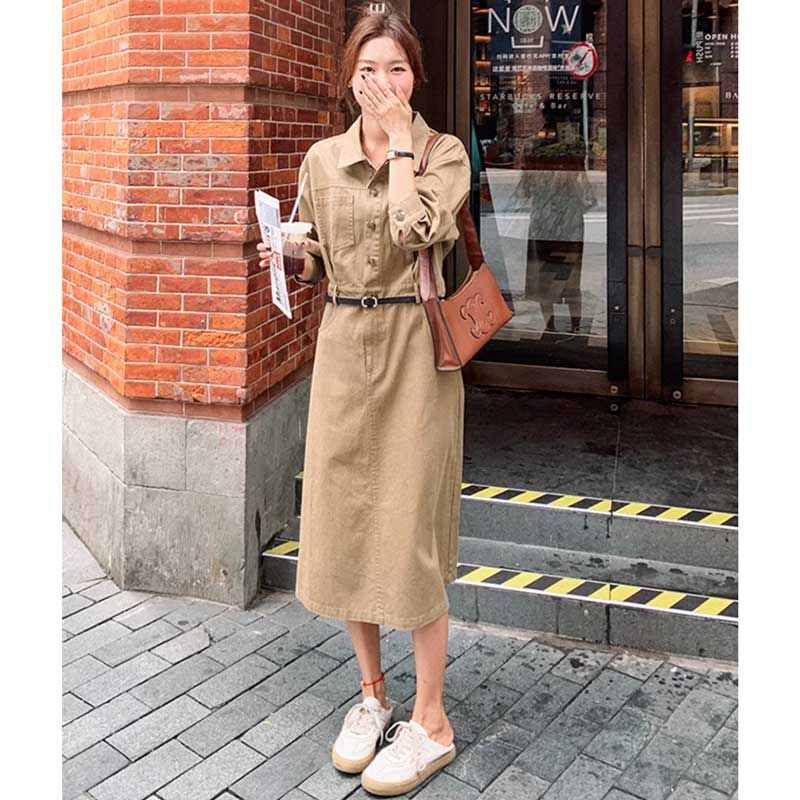 カジュアルサファリワンピース