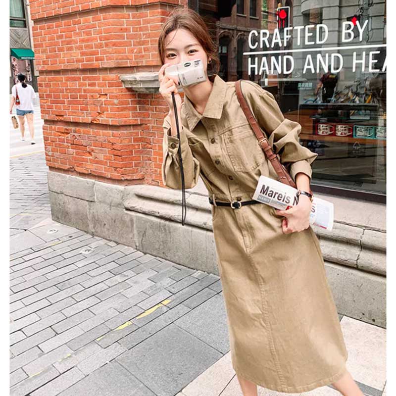 カジュアルサファリワンピース