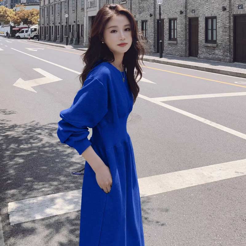 ウエストマークスウェットワンピース(2colors)