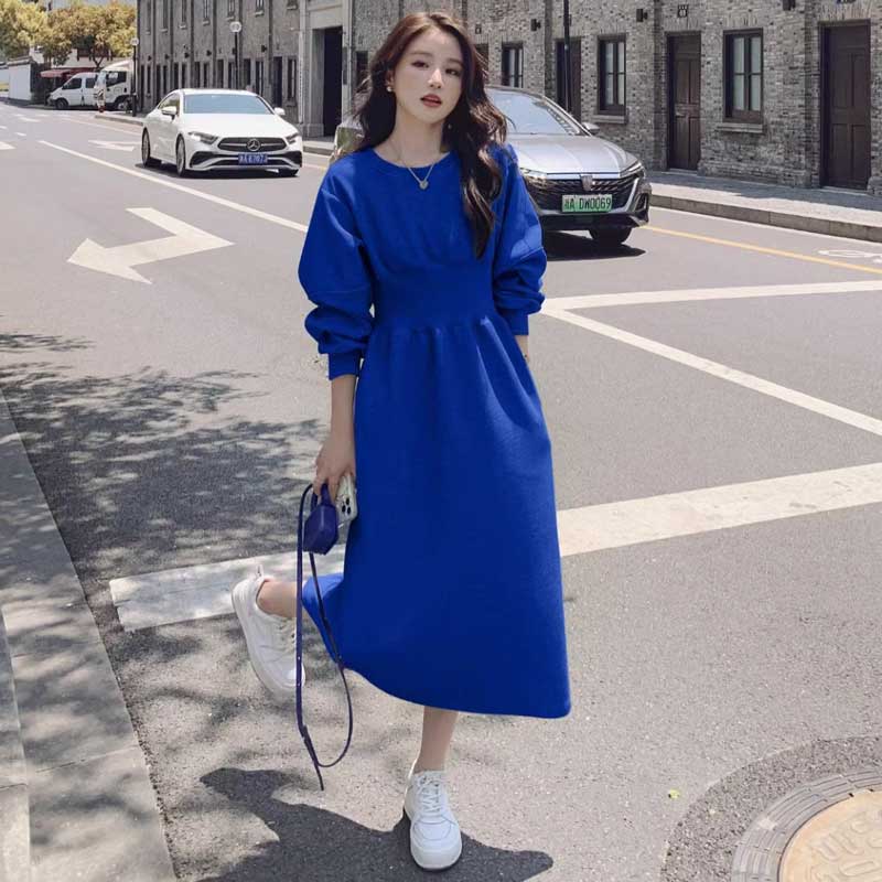 ウエストマークスウェットワンピース(2colors)