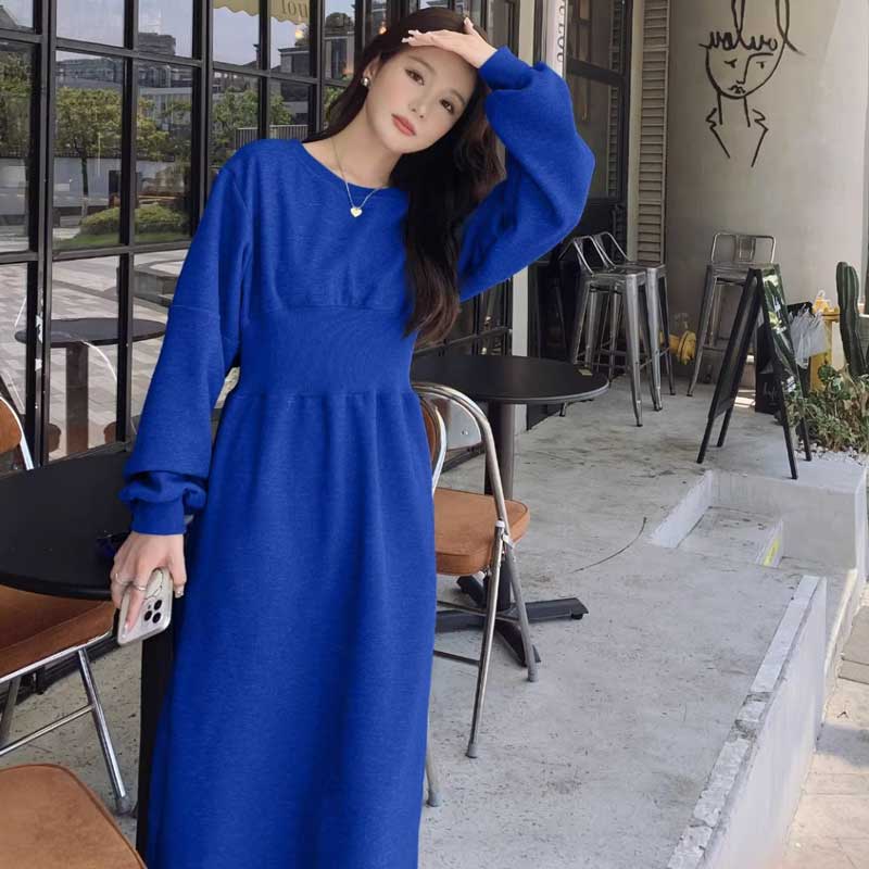 ウエストマークスウェットワンピース(2colors)