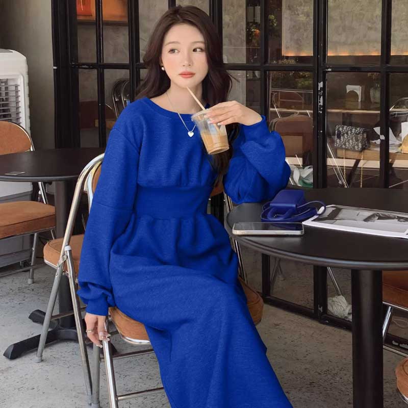 ウエストマークスウェットワンピース(2colors)