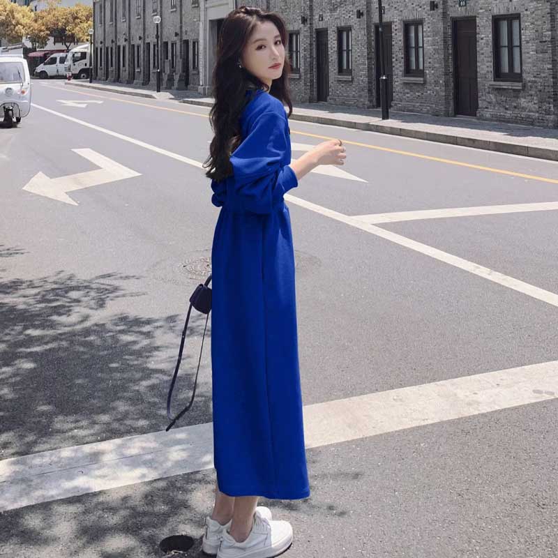 ウエストマークスウェットワンピース(2colors)