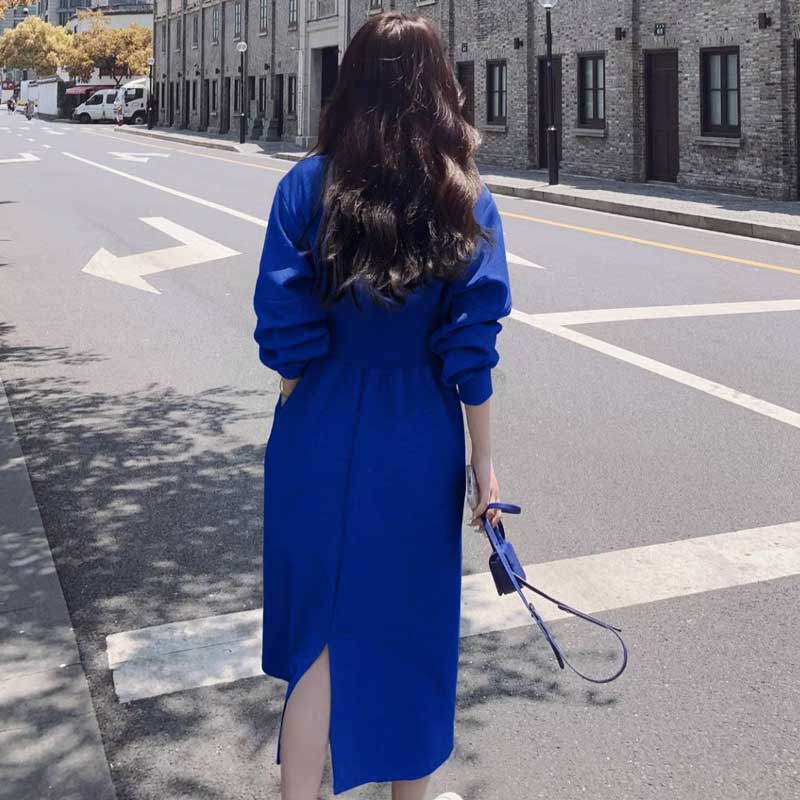 ウエストマークスウェットワンピース(2colors)