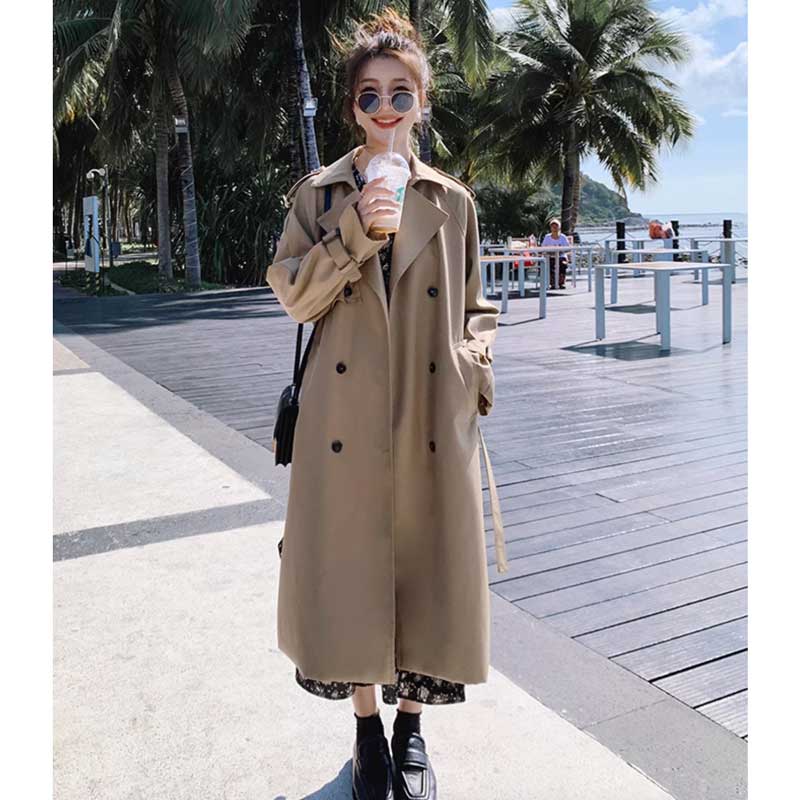 ロング丈トレンチコート