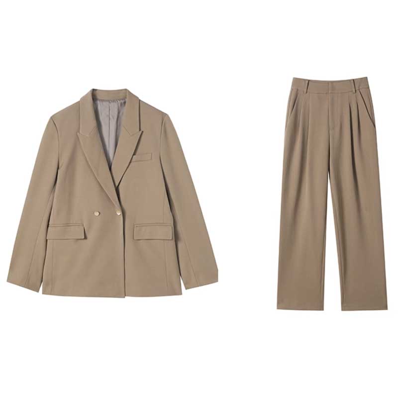 スタンダードパンツスーツ(ベージュ)