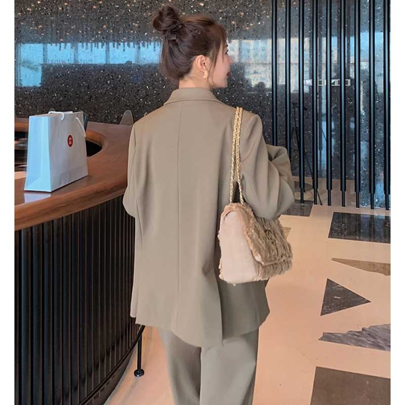 スタンダードパンツスーツ(ベージュ)