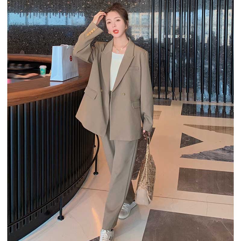 スタンダードパンツスーツ(ベージュ)