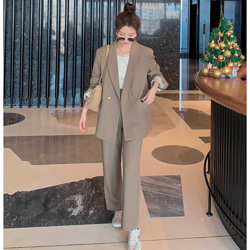 スタンダードパンツスーツ(ベージュ)