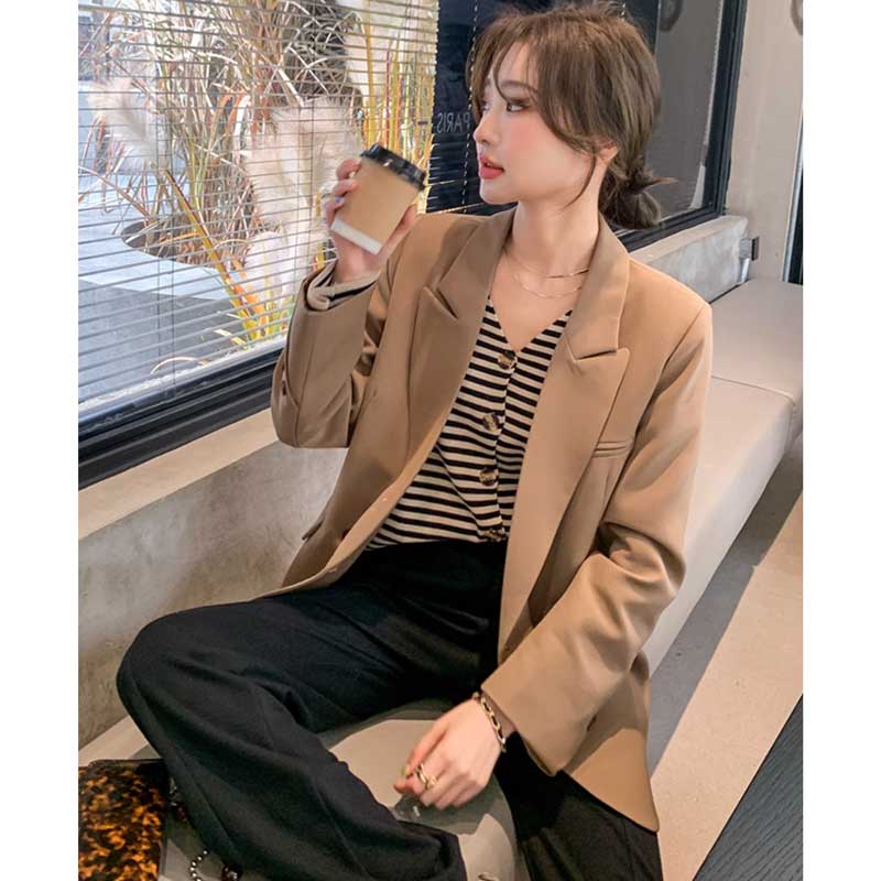 ミディ丈テーラードジャケット(2colors)