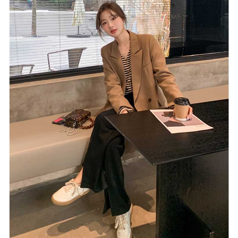 ミディ丈テーラードジャケット(2colors)