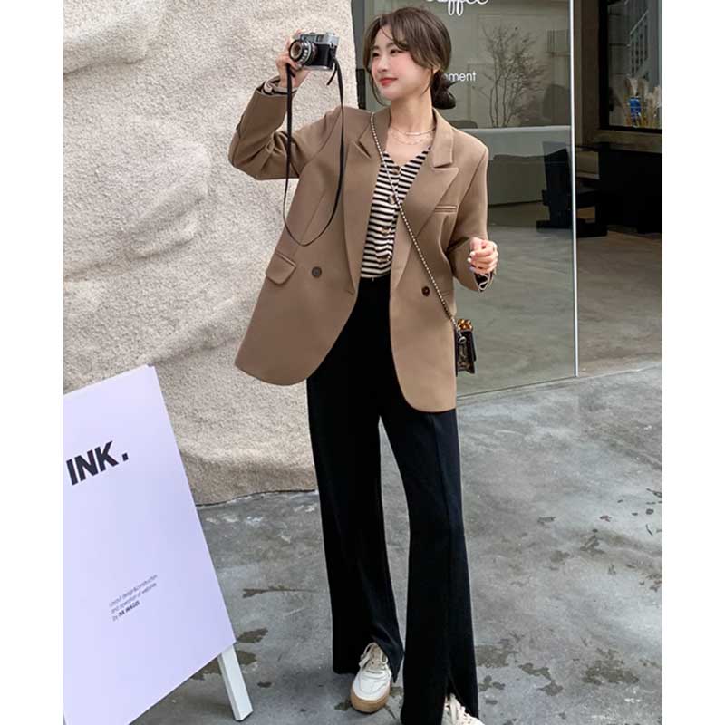 ミディ丈テーラードジャケット(2colors)