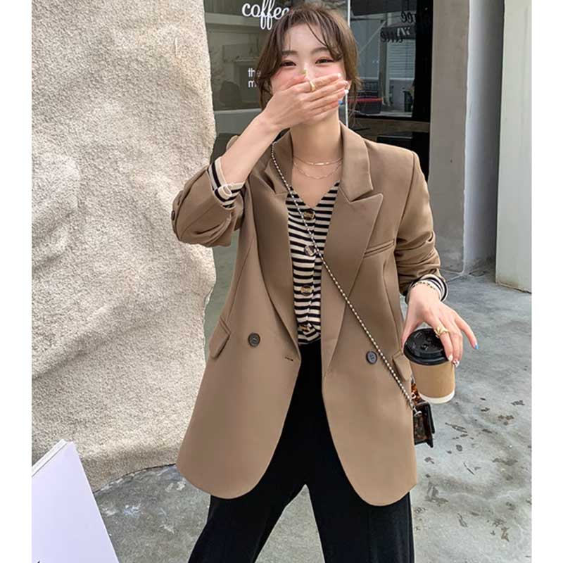 ミディ丈テーラードジャケット(2colors)