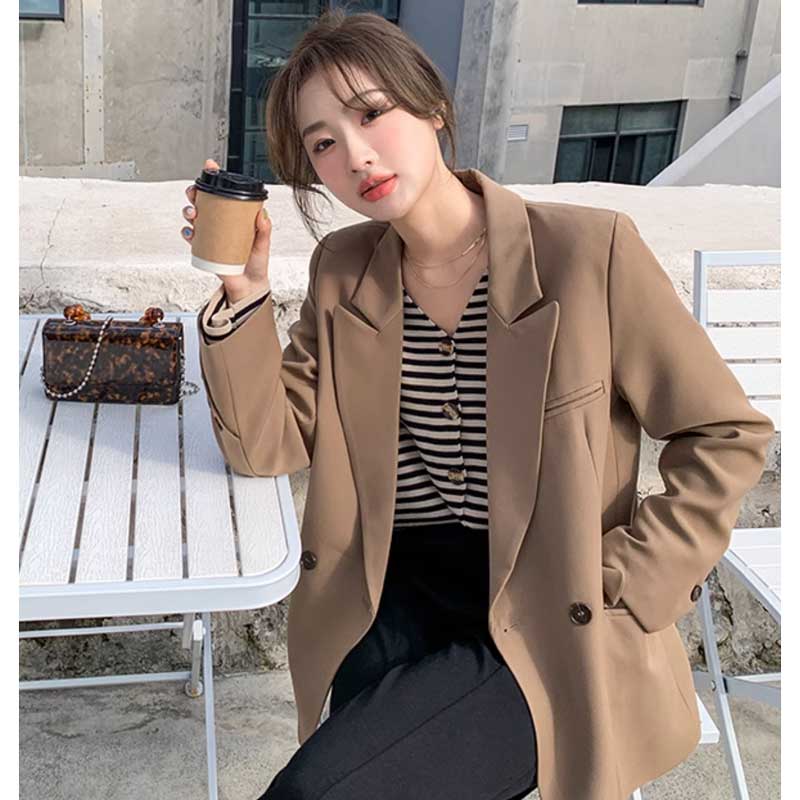 ミディ丈テーラードジャケット(2colors)