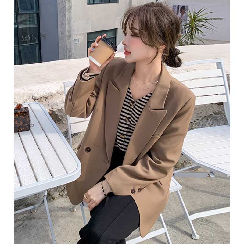 ミディ丈テーラードジャケット(2colors)